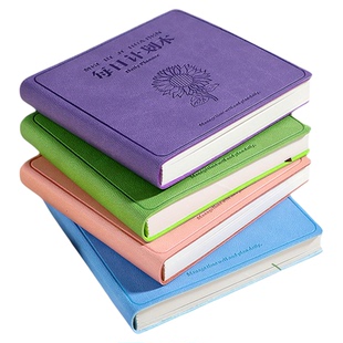 每日计划本随身便携迷你口袋本方形笔记本本子高颜值时间管理自律