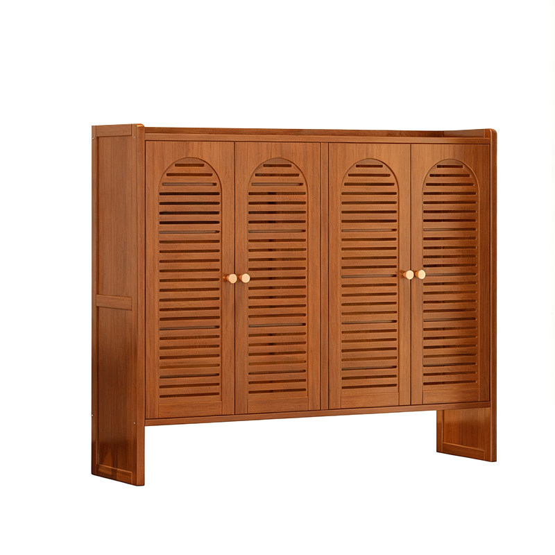 鞋架家用门口多层室内一体靠墙入户门收纳神器楼道玄关楠竹鞋柜子