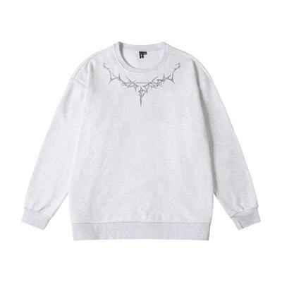 NMAX大码潮牌男装25年冬季新款潮流印花连帽卫衣恒温暖皮加绒上衣