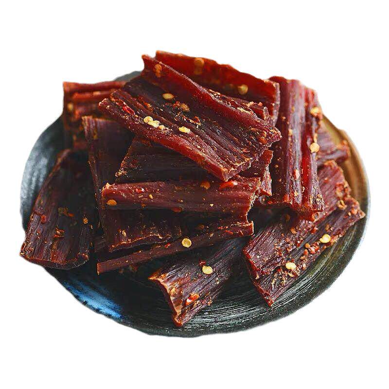 牛肉干超风干青花椒麻辣手撕牛肉干散装四川成都袋装营养休闲零食
