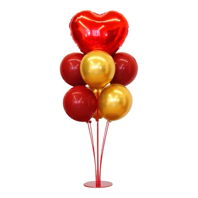 周年庆开业布置喜庆用品气球桌飘