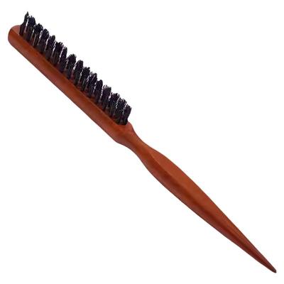 便携折叠猪鬃毛梳鬓角梳