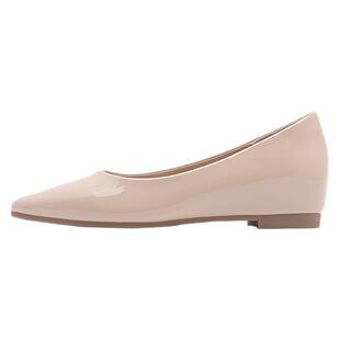 达芙妮裸色浅口单鞋女2026新款春季法式平底鞋子女尖头通勤高跟鞋