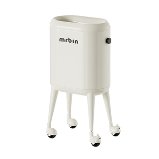 麦桶桶智能感应高脚垃圾桶家用厨房高颜值自动铺袋客厅可移动纸篓