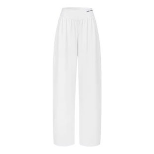 ANN ANDELMAN秋冬新款女士醋酸绣花时尚休闲弯刀裤银泰 301286