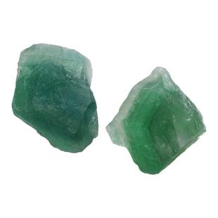 一物一图天然彩色石头绿萤石原石矿石标本大块毛料水晶宝石鱼缸石