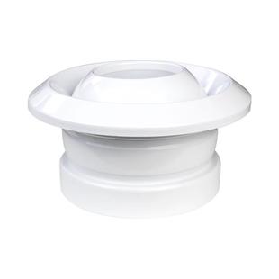 球喷风口射流中央空调球形带调节阀新风系统排出风口abs圆形