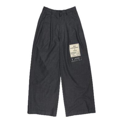 TCH轻奢2024春季宽松直筒裤长裤