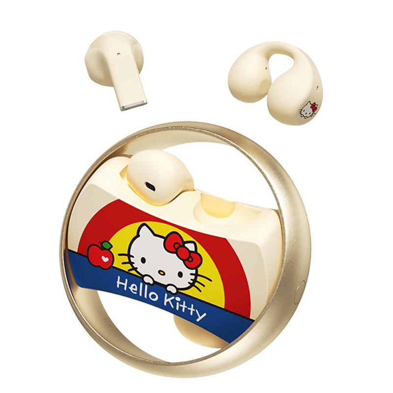 蓝牙耳机耳夹二合一盒两副无线半入耳开放2026新款HelloKitty联名