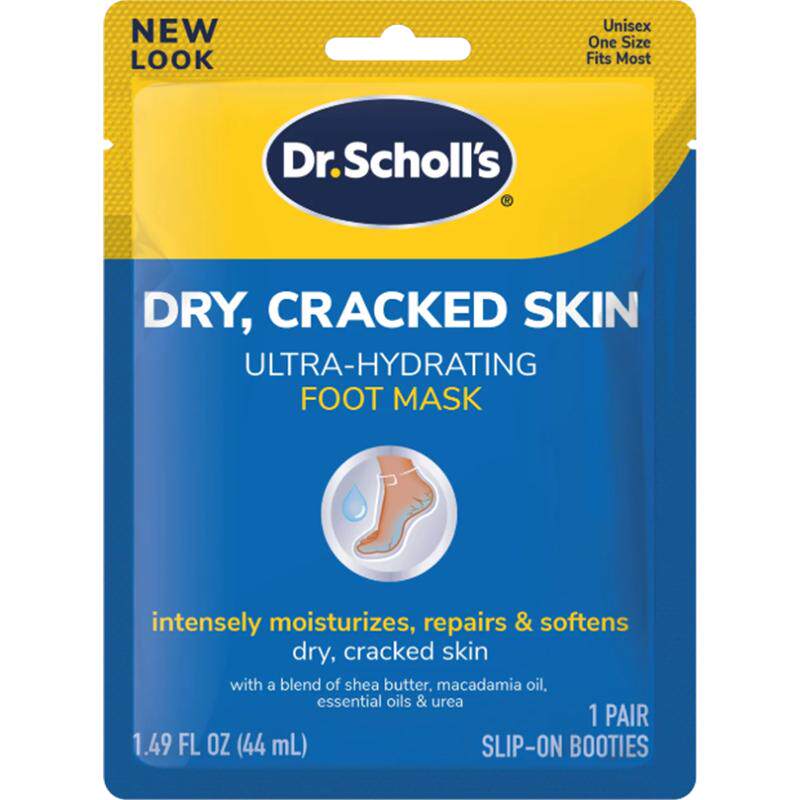 DrScholls美国爽健补水脚膜套超保湿干裂修复足膜润足膜贴44ml/袋