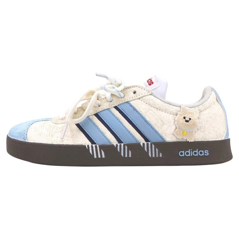 球鞋定制 Adidas/阿迪达斯 Neo 西高地小众高级德训女子百搭板鞋