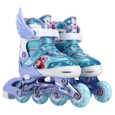 迪士尼儿童轮滑鞋女童初学全套装