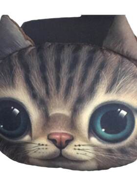 汽车头枕卡通护颈枕猫活性炭枕头
