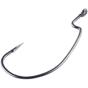 三只鸬鹚加强曲柄钩常规倒钓钩软虫钩鲈鱼鲶鱼鳜鱼德州钓组T尾钩