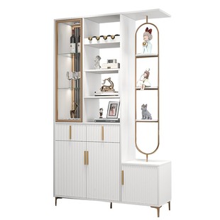 现代玄关隔断客厅柜玄关柜轻奢入户门双面隔断柜鞋柜一体间厅柜