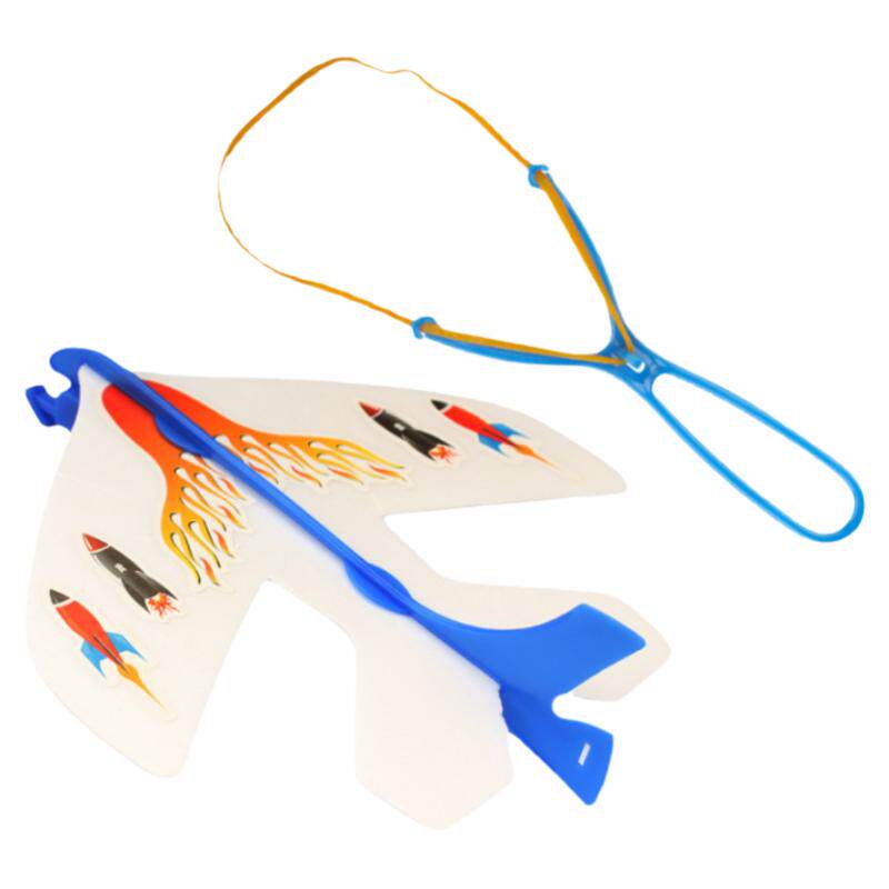 夜市地摊热卖发光玩具弹弓飞机手拉飞机发光弹弓飞机网红地摊玩具