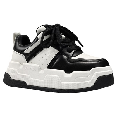 UanDi增高6CM厚底透气板鞋女