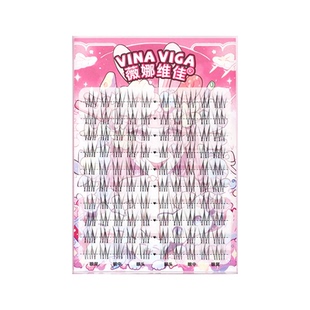 《酥茶郡主》韩式女团假睫毛清冷感自然留洋千金假睫毛分段式韩系