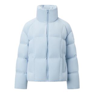 千仞岗2025冬季新款短款立领鹅绒羽绒服云感泡芙外套Y318110Y