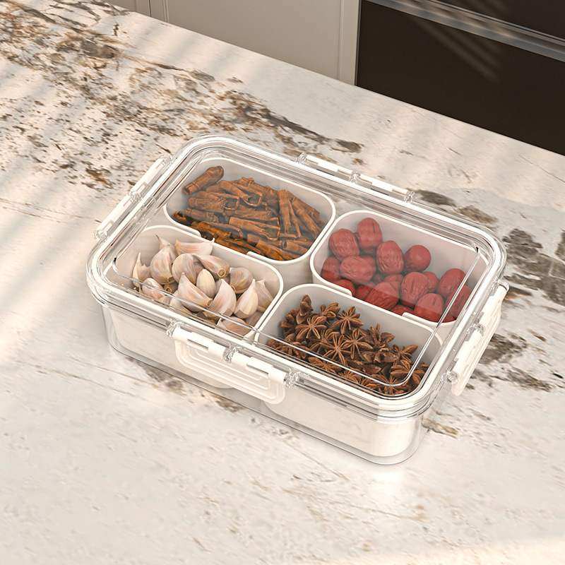 溢溢购厨房家用香料桂皮花椒盒八角料调料大辣椒佐料调料收纳盒罐