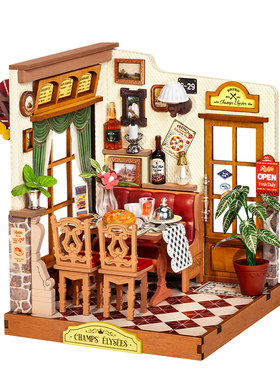 rolife若来方寸之间手工diy小屋微缩场景模型木质拼装积木礼物女