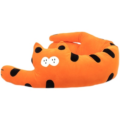三狸萌礼原创抱枕睡觉老虎长条枕
