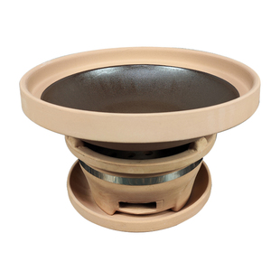 大号浅钵浅砂锅剁椒鱼头火锅酒精炉干锅锅湘菜馆土钵浅盆特色餐具