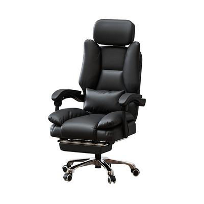 办公椅舒适久坐真皮老板椅可躺