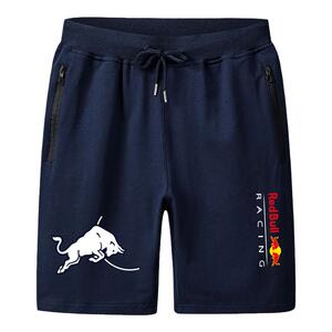 2021款红牛车队f1赛车服短裤夏季透气五分裤速干运动裤子男定制
