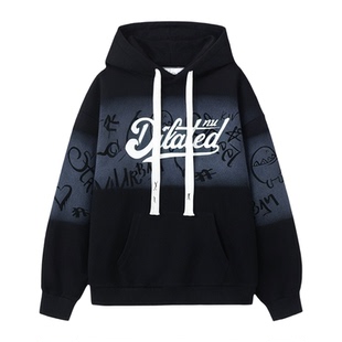 连帽长袖t恤男生初高中学生春秋季新款青少年卫衣男装大童潮上衣