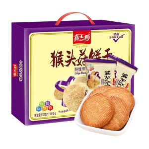 嘉士利猴头菇早餐饼干零食代餐薄脆饼干