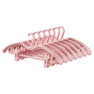 衣架家用挂衣加粗加大带夹子衣撑子高端加厚无痕防肩角衣裤架一体