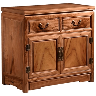 老樟木斗柜箱柜全实木纯香樟木玄关储物复古字画收纳柜子门厅柜