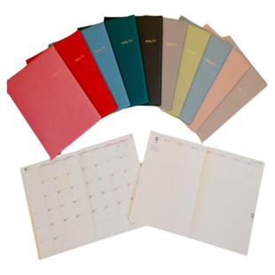 【封皮+内页】NOLTY能率手帐Access A5-5中文版周计划八分格内页 封皮手帐组合套装5011