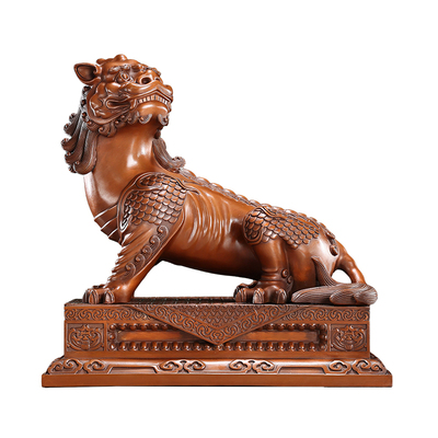 铜欣祥紫铜谛听摆件地藏王坐骑办公室客厅工艺品商务礼品