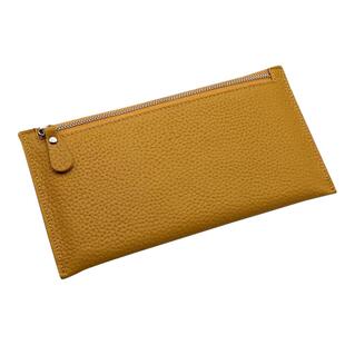 真皮长款钱包女2025新款超薄软牛皮小巧简约拉链零钱包放大屏手机