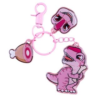 【恐龙五宝】三合一款亚克力钥匙扣马门溪龙禄丰龙单脊龙小盗龙