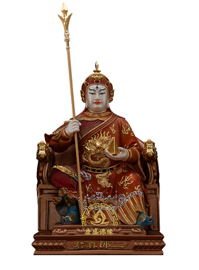 二郎真君杨戬铜像招财进宝摆件