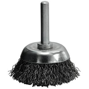 凯普森带杆钢丝刷打磨轮除锈抛光刷电动手电钻钢丝打磨头钢刷刷头