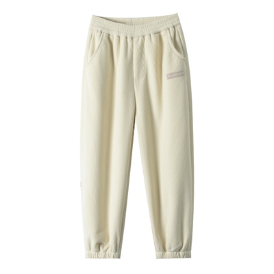 男童秋冬韩系加绒休闲灯芯绒裤子