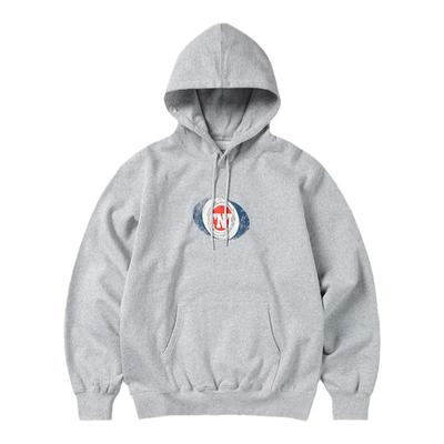 字母印花长袖连帽卫衣