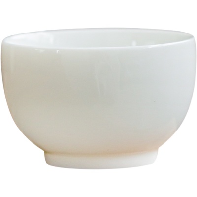 110ml羊脂玉瓷大号普洱茶盏茶杯