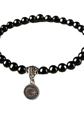 6毫米弹力绳手链天然玛瑙玉石