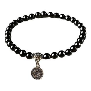 天然玛瑙玉石手链泰斯比哈念珠33颗弹力绳太斯比哈回族赞珠