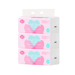 纸抽3包一提五层加厚活动礼品抽纸家用餐厅纸实惠装可湿水卫生纸