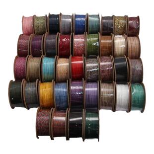 1.0mm手搓棉线藏式五彩棉绳文玩绳子手串diy手工无弹力棉线流苏