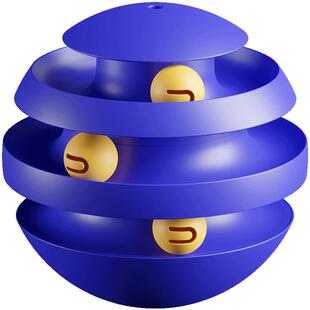 捣蛋猫猫玩具球自嗨解闷神器逗猫棒耐咬抓狗狗不倒翁用品大全猫咪