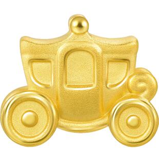 周生生Charme宝贝童话黄金马车转运珠足金串珠92315C