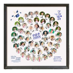 相框摆台照片定制作成幼儿园小学毕业纪念照排版相片打印挂墙相框