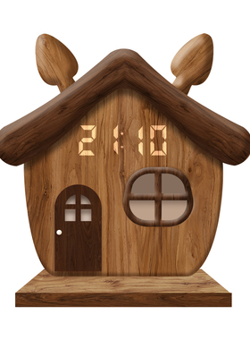 治愈系书桌桌面装饰时钟摆件